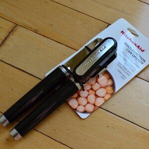 KitchenAid Stainless Steel Can Opener Black Handle